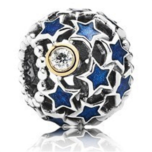 Pan Bracelet for Women, Pure Silver Beads with Loose Beads, Ocean Heart Blue Beads, Dreamcatcher, Hot Air Balloon Accessories(副本)(副本)(副本)(副本)(副本)(副本)