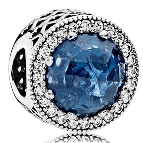 Pan Bracelet for Women, Pure Silver Beads with Loose Beads, Ocean Heart Blue Beads, Dreamcatcher, Hot Air Balloon Accessories（副本）